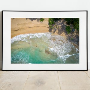 Costa Rica Beach Photography, Wall Art, Nature Aerial Landscape, Digital Printable Wall Art, Instant Digital Download