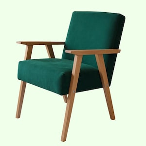 Minimalist Armchair: Custom Upholstery, Modern Accent Chair