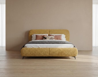 Solis Storage Bed | Upholstered Ottoman Bed Frame with Lift Mechanism | 140-200cm | Multiple Colors