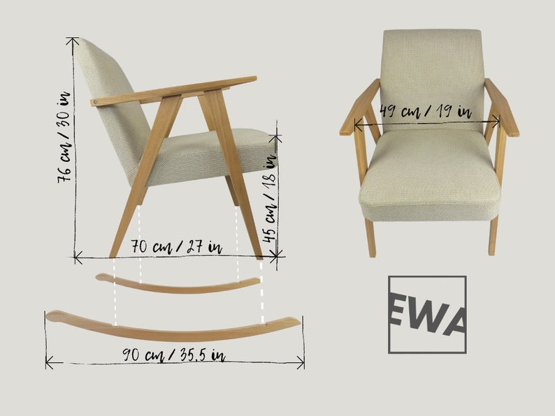 Oak Hybrid eco-armchair: Versatile comfort and sustainable design/ only one image 1