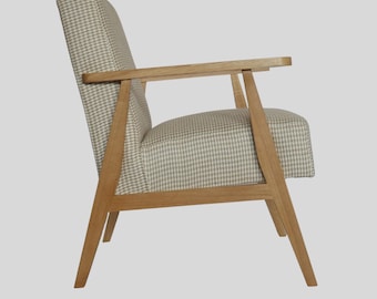 Timeless Elegance: Classic and Minimalist Armchair for Your Living Room