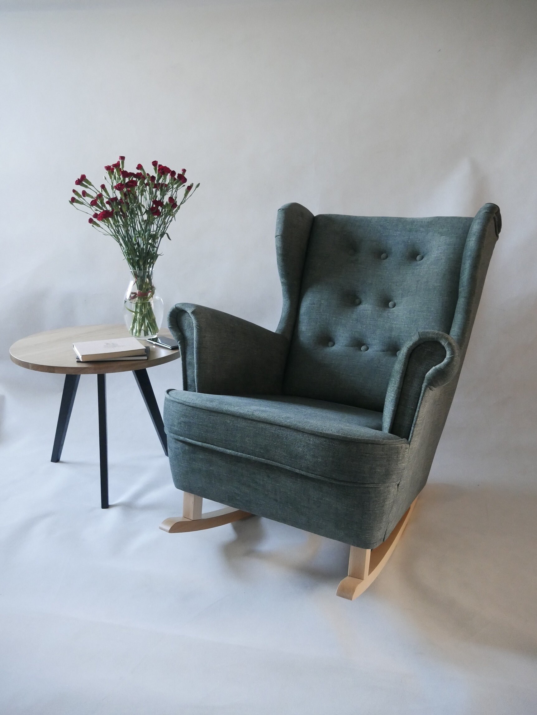 wingback nursing chair