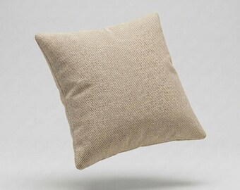 Decorative Pillow with Goose Down — Bouclé, Chenille, Velvet, Linen | Many Colors