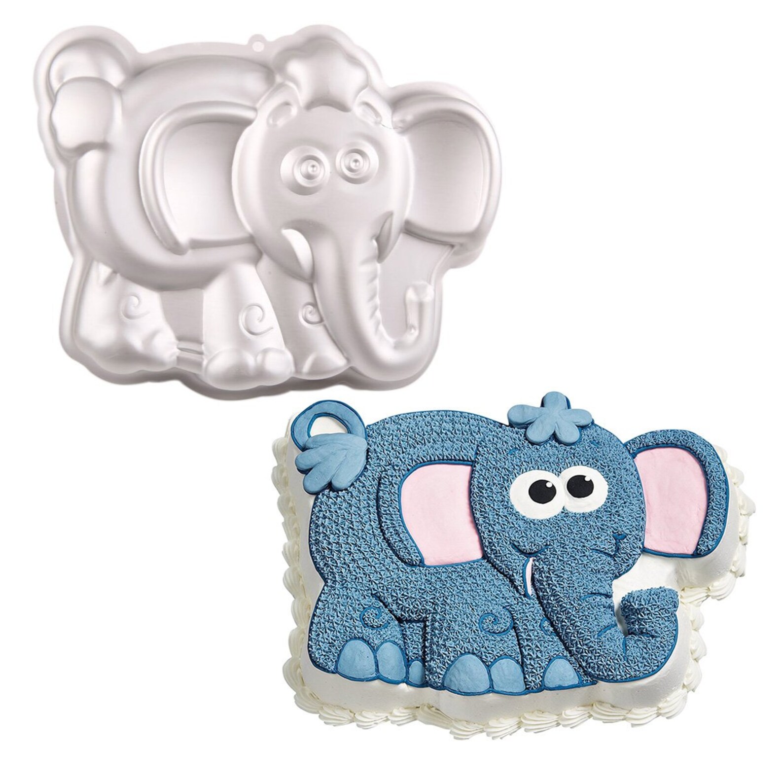 Elephant Cake Pan Kids 3D First Birthday Animal Shaped Cake Etsy