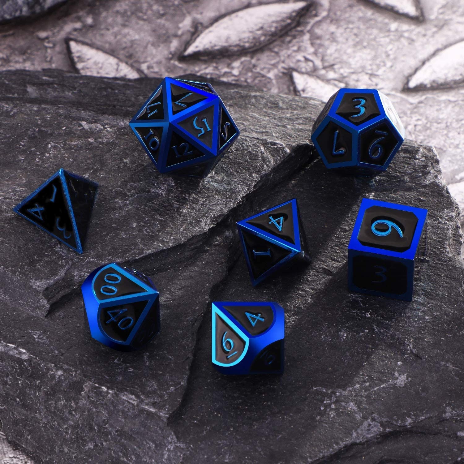Metal Dnd Dice Set Polyhedral Dice D&D Dice Set Cool Dice Etsy Australia