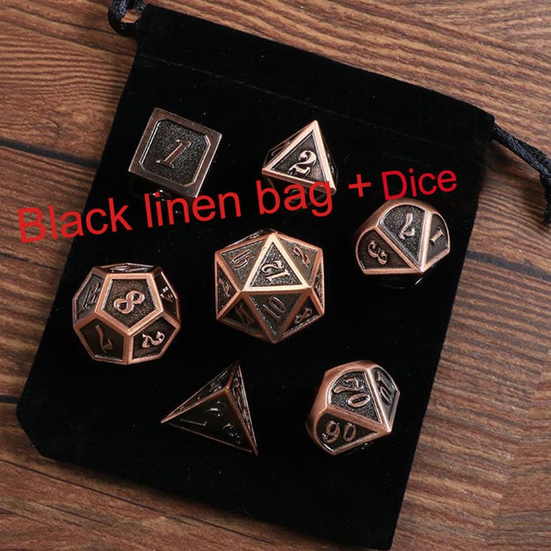 Dnd Dice Metal Dice D&d Dice Dnd Dice Set Dungeons and Etsy