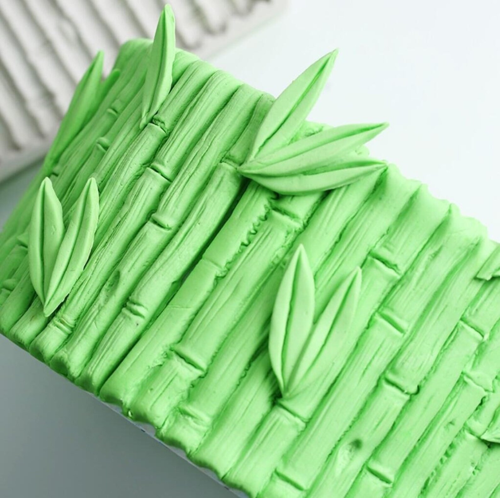 3D Bamboo Cake Fondant Molds Bamboo Pattern Cake Border Etsy
