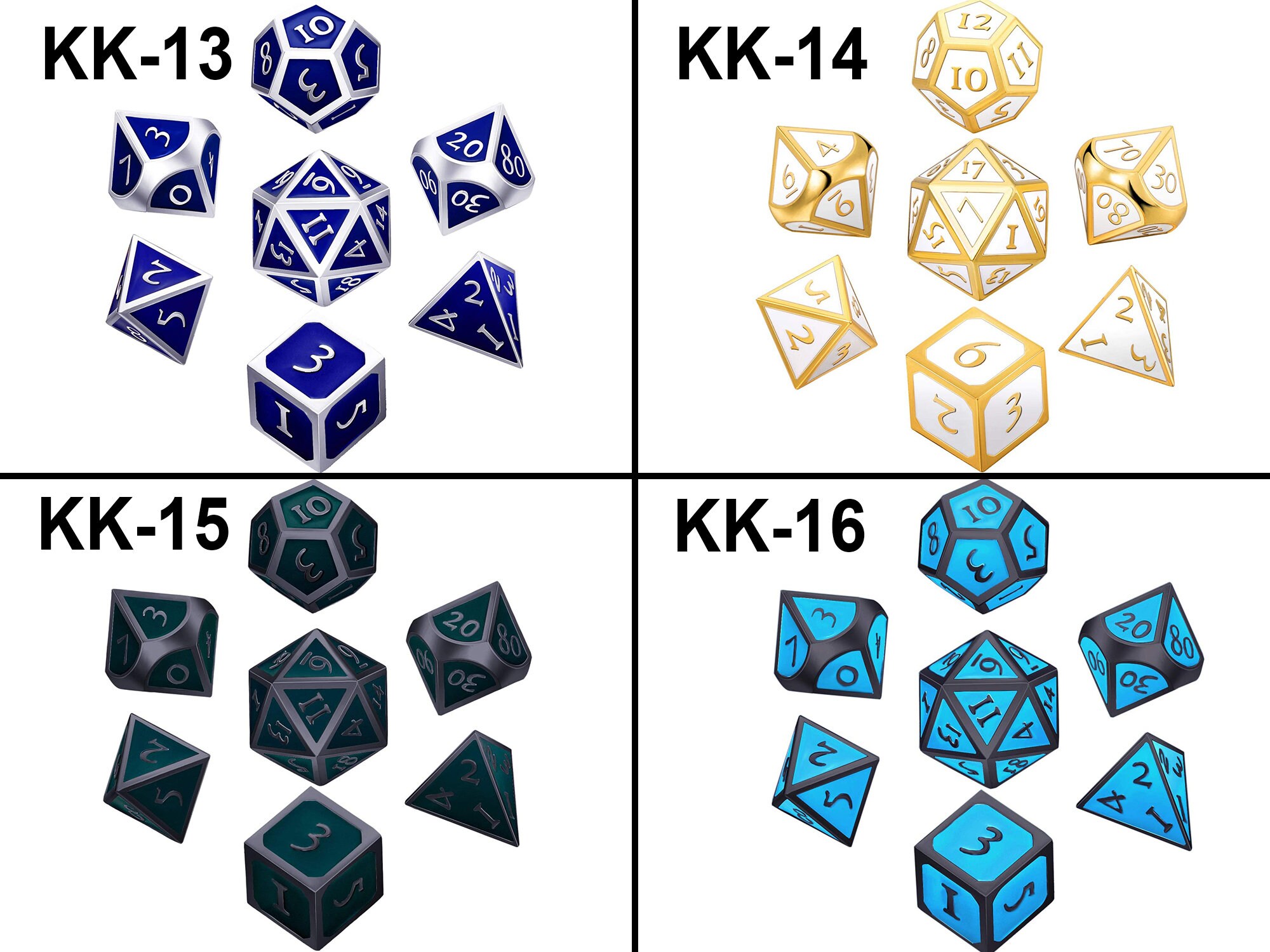 Metal Dnd Dice Set Polyhedral Dice D&D Dice Set Cool Dice Etsy Australia