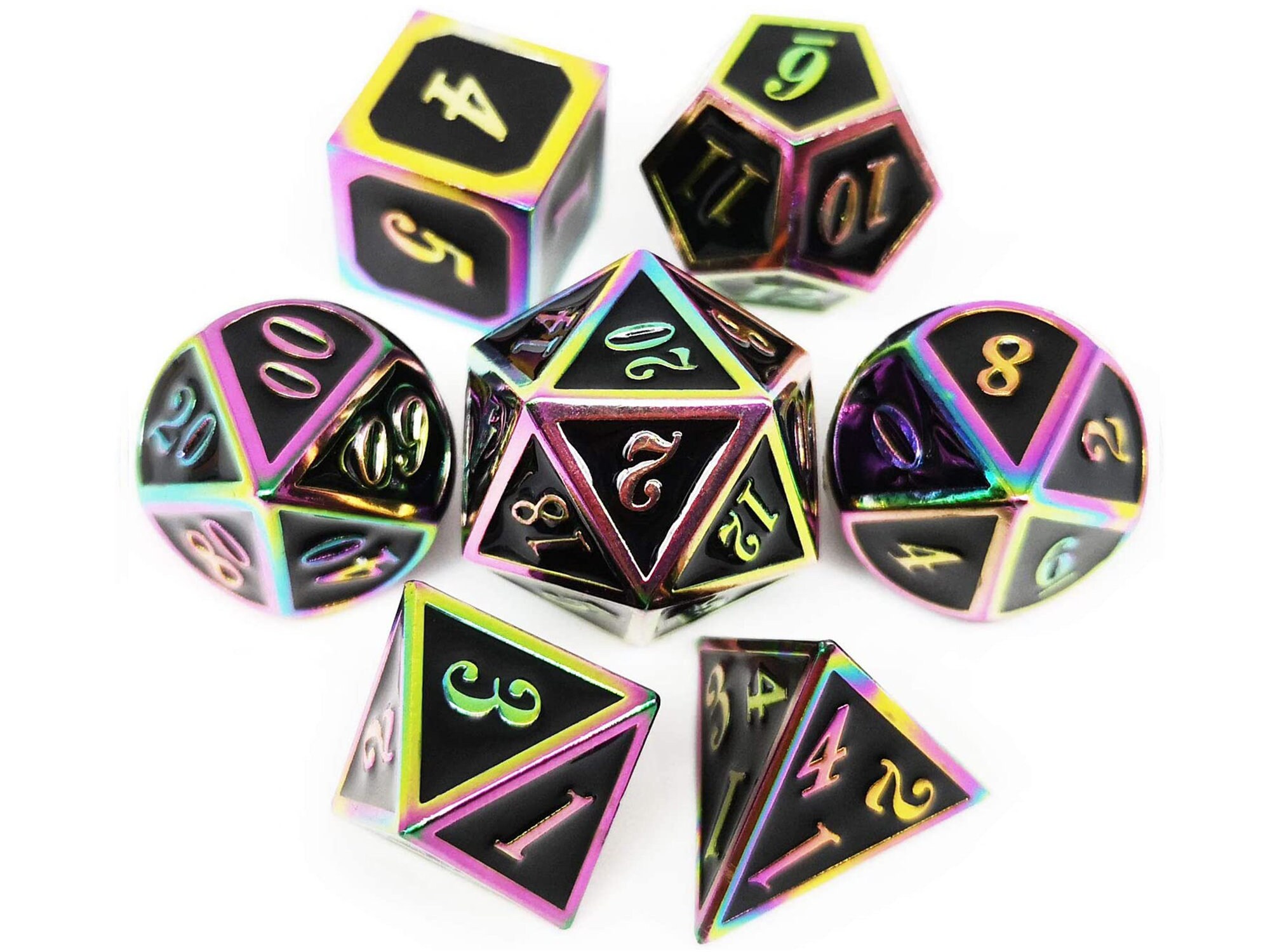 Dnd Dice Set Metal Dice Set RPG Dice D20 Dice Set Etsy