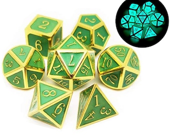 7Pcs Polyhedral Würfel Set für Dungeons und Drachen Dnd D & D MTG RPG Games 