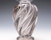 A Spiral Ribbed Baluster Vase