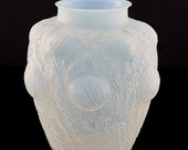 Signed Rene Lalique Domremy Vase Marcilhac 979