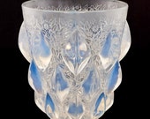 Opalescent Rene Lalique Rampillon Vase Designed 1927