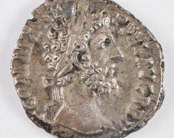 Emperor Commodus Silver Denarius, Jupiter Reverse, Rome Mint, AD 189