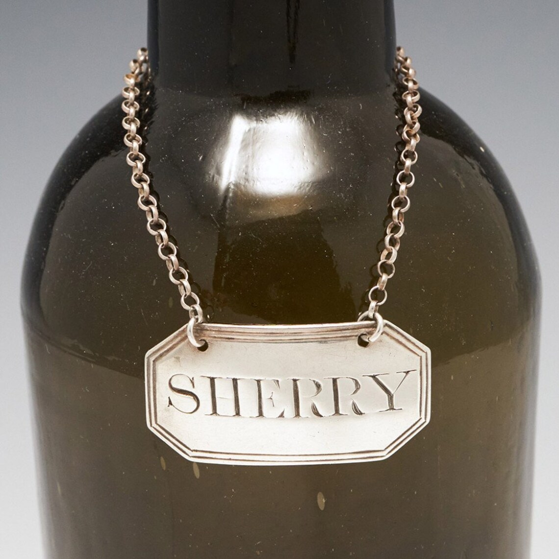 Sterling Silver Sherry Decanter Label Londen 1791 Etsy