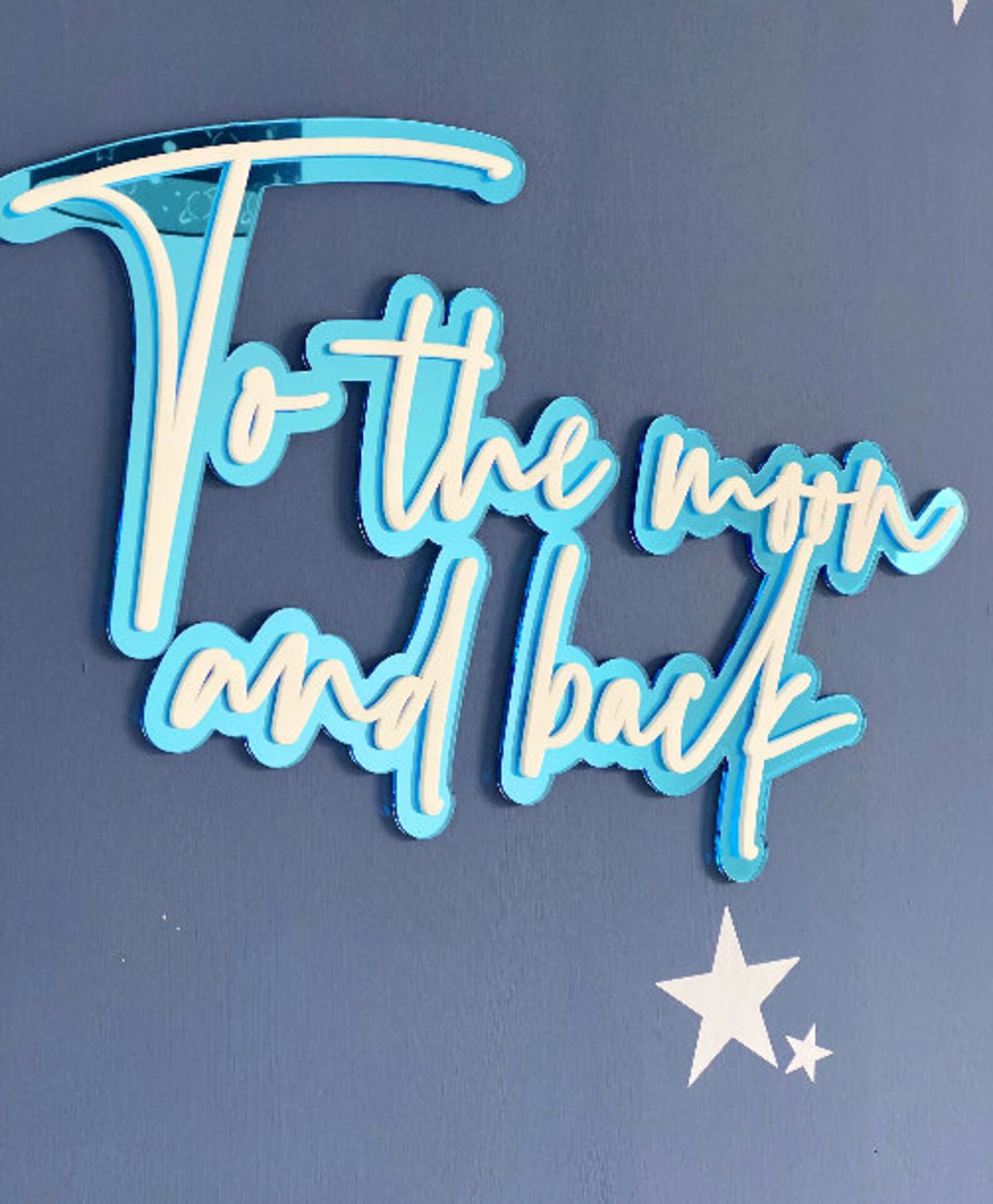 Custom Double Layer Acrylic Sign Etsy UK