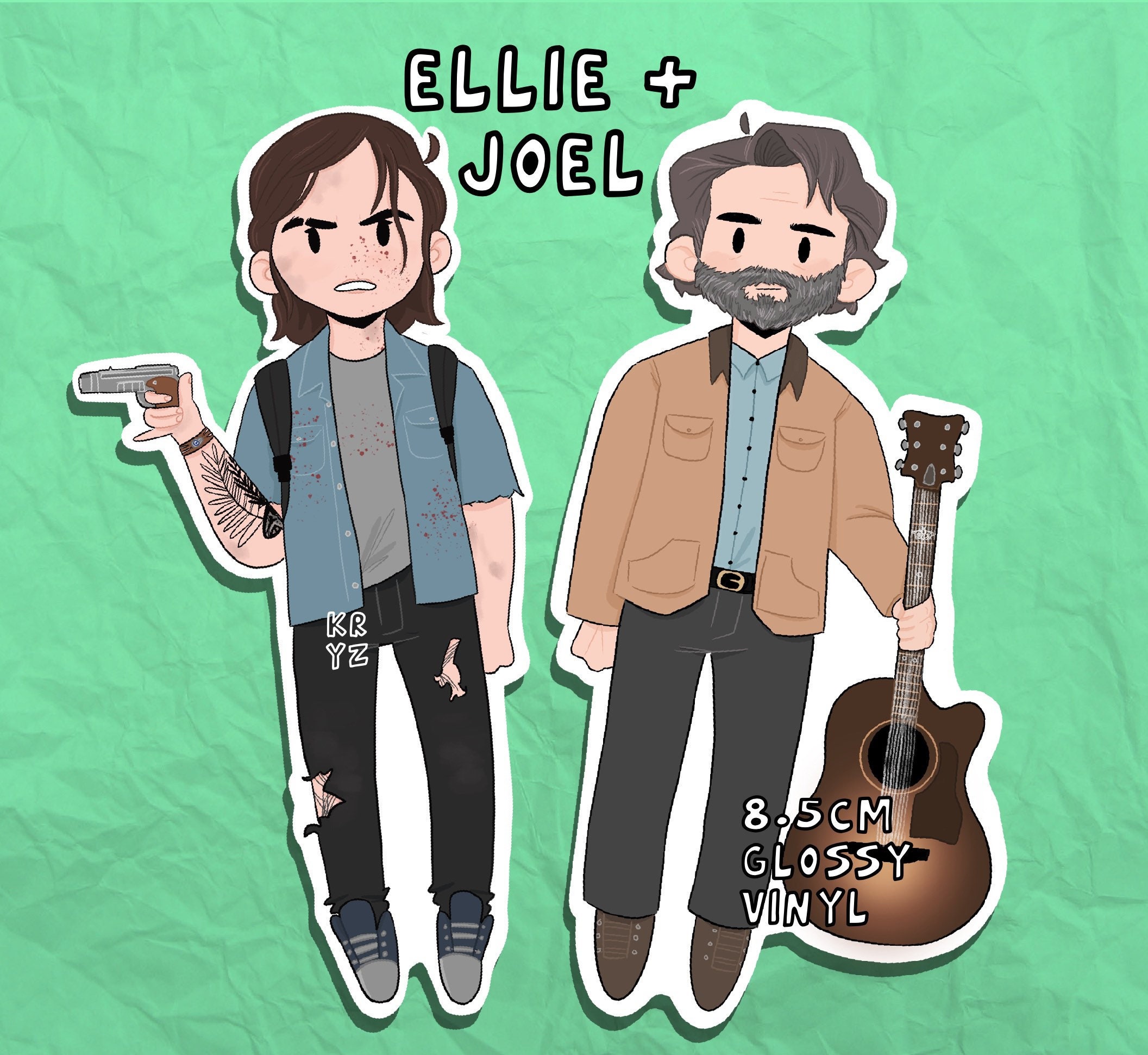 The Last Of Us Part Ii Ellie'S Tattoo Men'S T Shirt – BlacksWhite