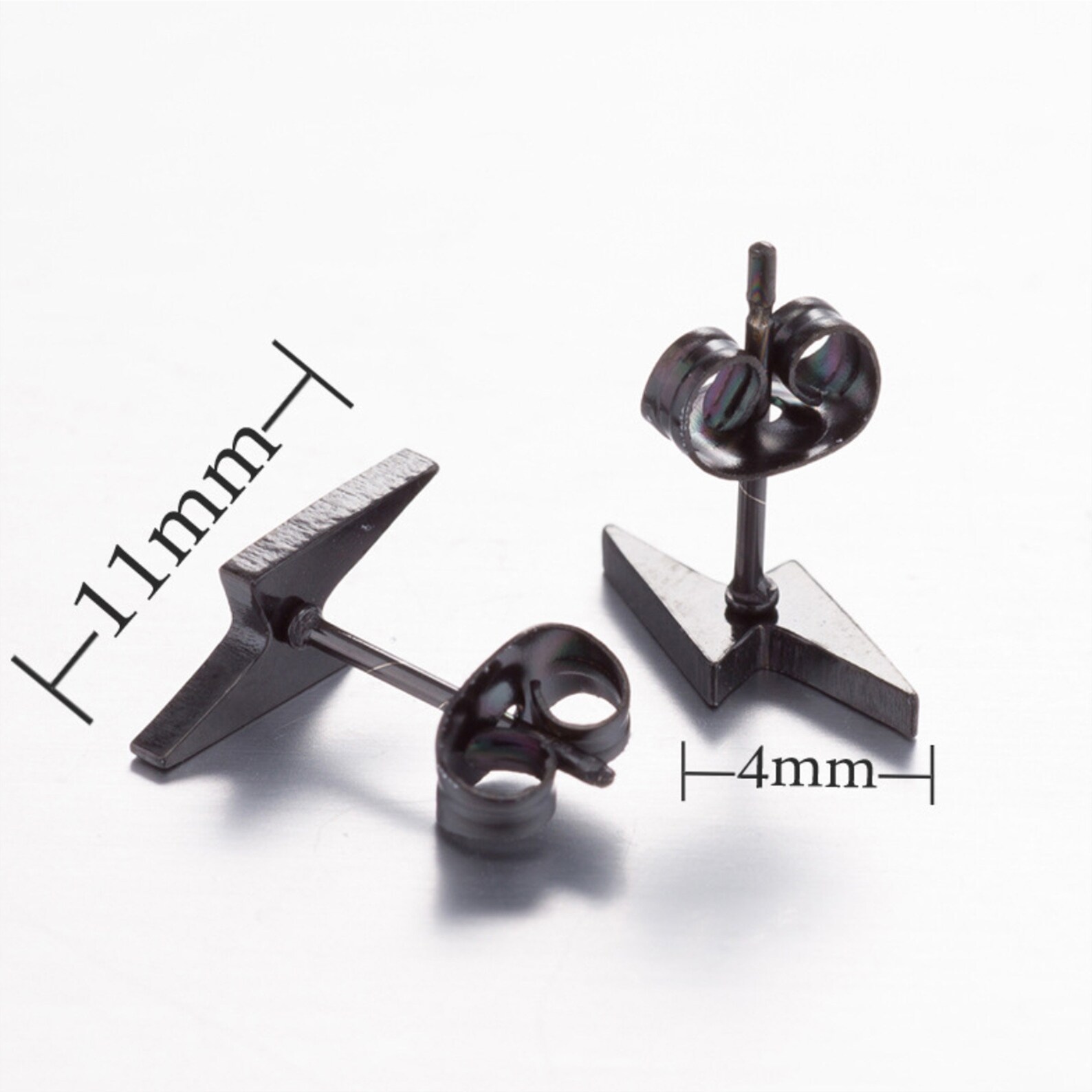 Palmer lightening bolt stud earring main image 1
