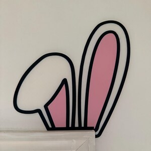 Easter Decor Door Corner | Door Topper | Easter Decoration | Easter Bunny Decor - 3D Printed Decor