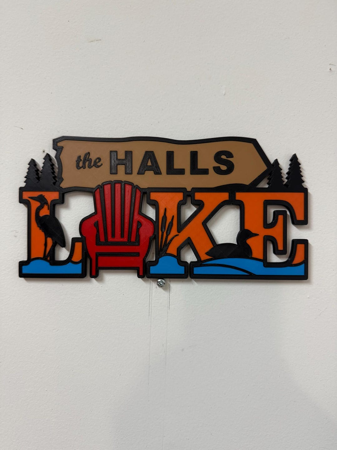 Personalized Lake Life Sign
