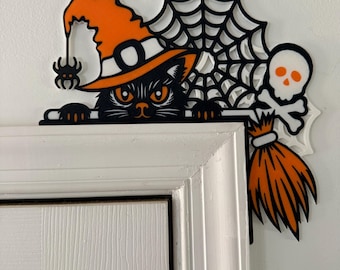 CLEARANCE Halloween Door Toppers - Many Designs - Halloween Door Corner Decor
