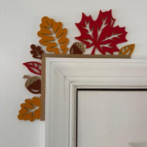 CLEARANCE Fall Door Toppers - Many Designs - Fall Door Corner Decor