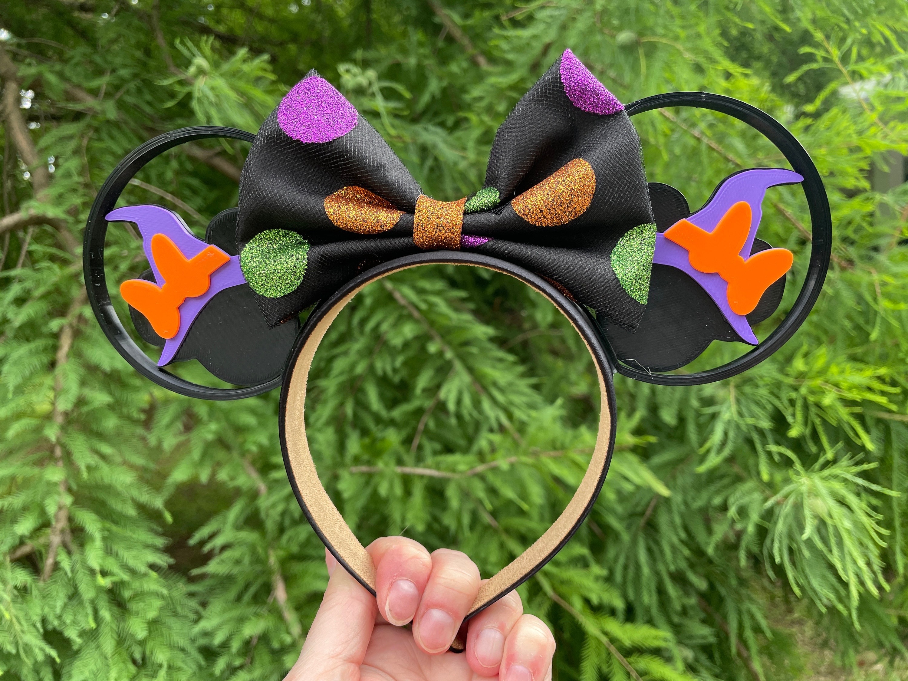 New Disney Parks Minnie Mouse Halloween witch Ears SHOP: New Halloween Jack-o main image 3