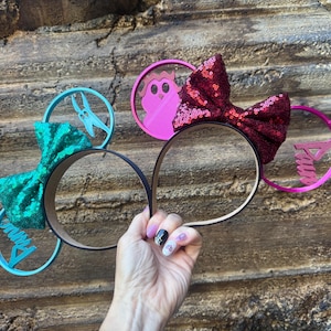 Pain and Panic park Mouse Ears, 3D Printed Pain & Panic Inspired Mouse Ears, Pain Ears, Panic Ears, Hercules ears, Pain and panic park ears