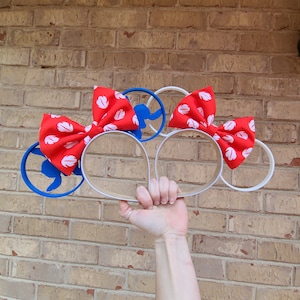 Stitch park Mouse Ears, Lilo and Stitch Inspired 3D Printed Ears, Stitch Inspired Minnie Mouse Ears, Lilo and Stitch mouse ears, 626 ears