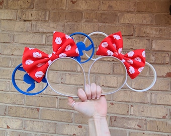 Stitch park Mouse Ears, Lilo and Stitch Inspired 3D Printed Ears, Stitch Inspired Minnie Mouse Ears, Lilo and Stitch mouse ears, 626 ears