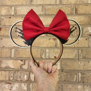 Rhinestone Castle park Mouse Ears, 3D rhinestone Castle Mouse Ears, castle ears, Bling Castle Inspired mouse ears, rhinestone castle ears