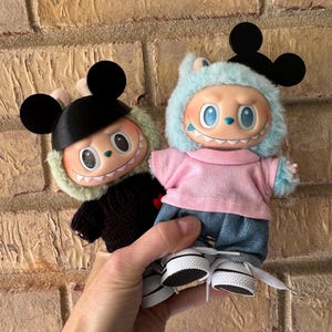 Doll monster Mouse Ears Hat, Labubu Accessories, Labubu ears hat, 3d Labubu ears hat, Labubu mouse ears hat,  Lafufu 3d park ears mouse hat