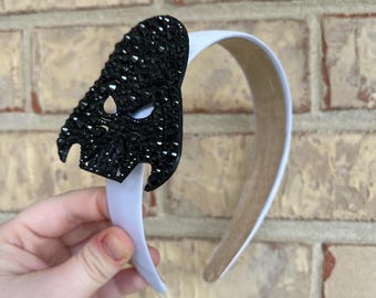 Star Wars Rhinestone side style headband, Millenium Falcon rhinestone headband, sparkle side style headband, bling park mouse headband