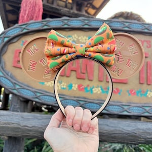 Tiki Room park mouse Ears, Tiki Room Mouse Ears, Tiki Room Inspired 3D Printed Ears, Tiki Room Inspired Mouse Ears, Tiki ears, park ears