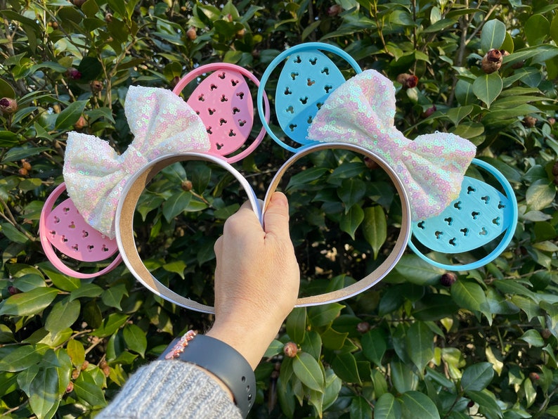 Easter park Mouse Ears, 3D Printed Mouse Ears, Easter 3D Ears, Easter mouse Ears, Easter Egg Ears, Mouse easter egg park mouse ears Bild 9