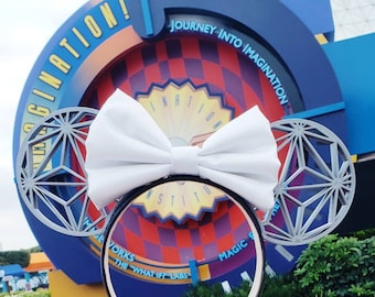 Epcot Ball park Mouse Ears, 3D Printed Mouse Ears, 3D Ears, Festival Ears, Spaceship Earth Ears, Epcot Ears, Epcot Studios Ears, park ears