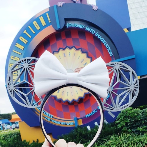 Epcot Ball Mickey Mouse Ears, 3D Printed Minnie Mouse Ears, 3D Ears, Festival Ears, Spaceship Earth Ears, Mickey Ears, Epcot Studios Ears,