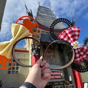 Mickey Runaway Railway Mouse Ears, Chuuby mouse ears, 3D Runaway Railroad park mouse Inspired Ears, 3d chuuby ears, chuuby park mouse ears