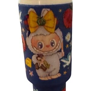 Labubu Princess Tumbler Chapstick Holder, 3D printed chapstick holder, Labubu tumbler holder, Labubu chapstick holder, chapstick holder