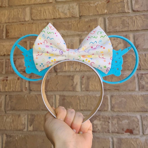 Birthday Mickey Mouse Ears, 3D Printed Minnie Mouse Birthday Disney Inspired Ears, 3D Ears, Birthday Mickey Ears, Happy Birthday Ears