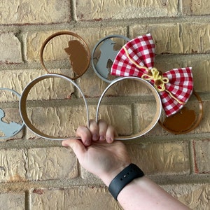 Lady and the Tramp park Mouse Ears, 3D Lady & the Tramp Mouse Ears, Lady Ears, Lady and the Tramp Inspired mouse ears, Tramp ears