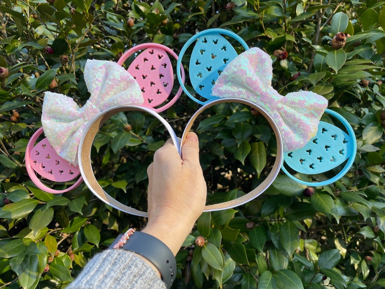 Easter park Mouse Ears, 3D Printed Mouse Ears, Easter 3D Ears, Easter mouse Ears, Easter Egg Ears, Mouse easter egg park mouse ears Bild 1