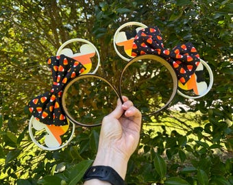 Candy Corn park mouse ears, Candy Corn Halloween mouse ears, Halloween mouse ears, Candy Corn Halloween ears, Candy Corn park ears