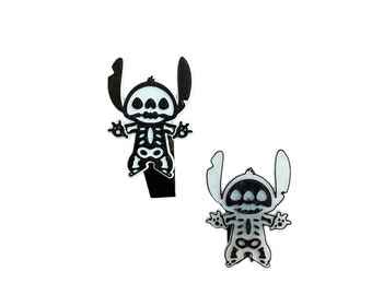 Skeleton Stitch Mouse Ears Display, Mouse Ear Wall Hanger, Stitch Mouse Ear Wall Hanger, Ear Hanger, Ear Wall Hanger, wall hook for ears