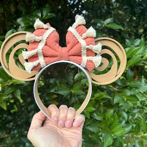 Moana Mouse Ears, Moana Ears, 3D Moana Inspired mouse ears,  Moana park mouse ears, wayfinder ears, Hawaiian Princess Moana ears