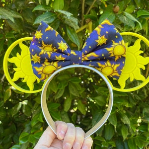 Rapunzel park Mouse Ears, 3D Printed Mouse Ears, 3D Rapnzel mouse Ears, Rapunzel Ears, Rapunzel park Ears, Lost Princess park mouse ears