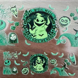 Nightmare Before Christmas Tumbler Chapstick Holder, 3D printed chapstick holder, Jack & Sally tumbler holder, Oogie chapstick holder Bild 8