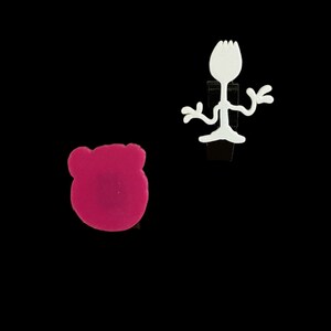 Forky Mouse Ears Display, Lotso Mouse Ear Wall Hanger, Forky Mouse Ear Wall Hanger, Lotso wall hook for ears, Toy Story ears wall hook