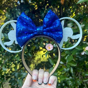 Stitch park Mouse Ears, Glow in the Dark Stitch Inspired 3D Printed Ears, Stitch Inspired Mouse Ears, Stitch mouse ears, Glow 626 mouse ears