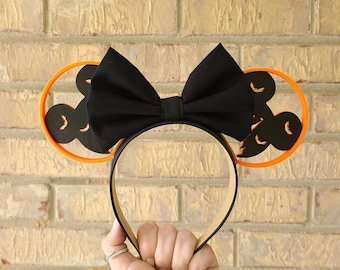 Halloween castle park Mouse Ears, 3D Printed halloween castle Minnie Mouse Ears, 3D Ears, Mickey's Not So Scary Halloween Inspired park Ears
